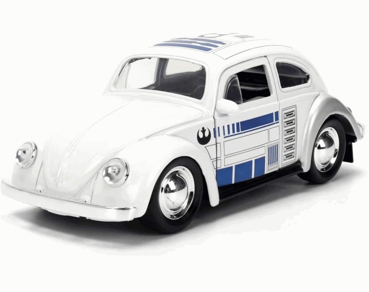 1959 Volkswagen Drag Beettle (vochito inspirado R2-D2) Escala 1:32 - Star Wars - Die-Cast Jada Toys
