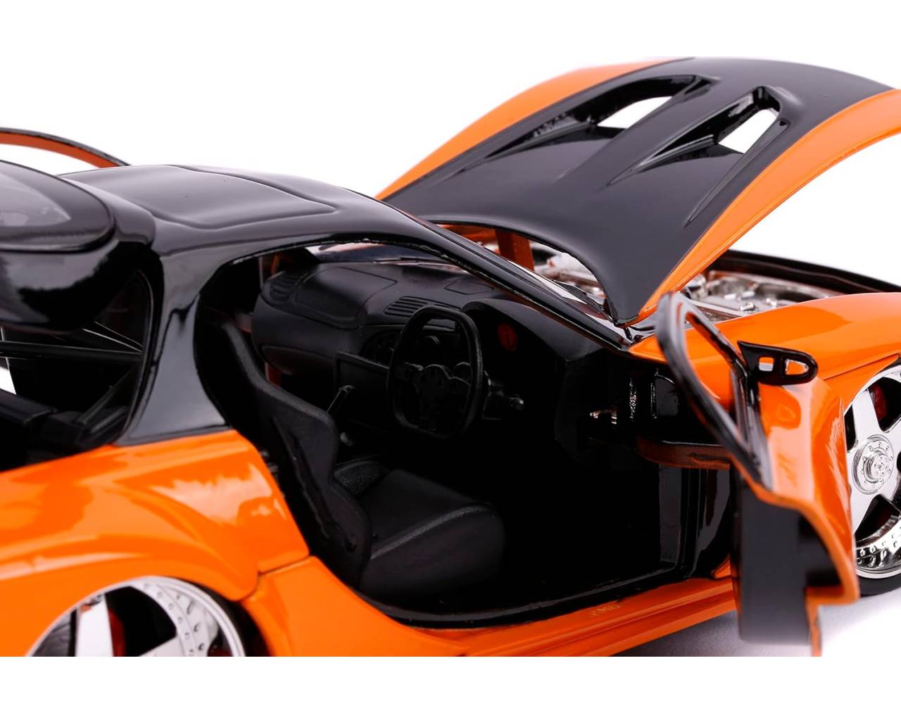 Han's Mazda RX-7 Escala 1:24 - Fast and Furious Tokyo Drift - Die-Cast Jada Toys