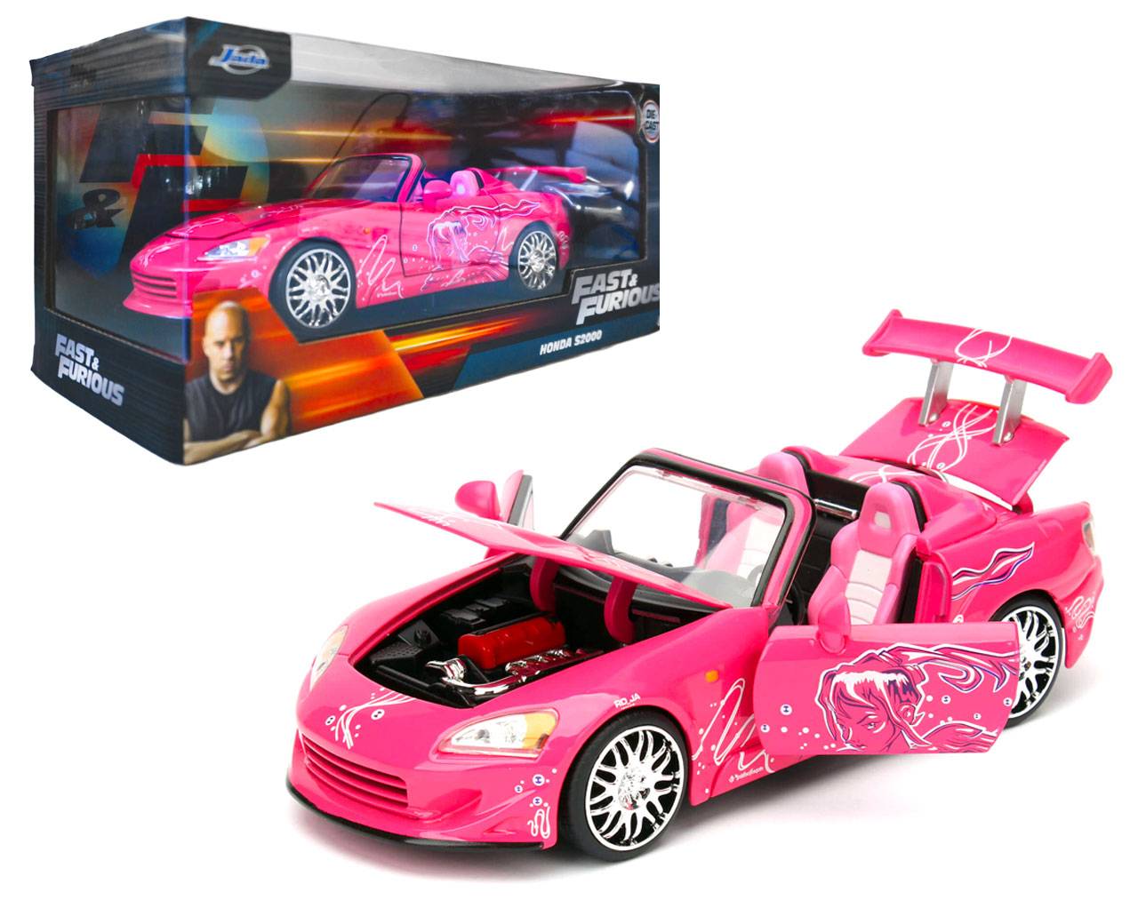 Suki's Honda S2000 Escala 1:24 - Fast and Furious - Die-cast Jada Toys