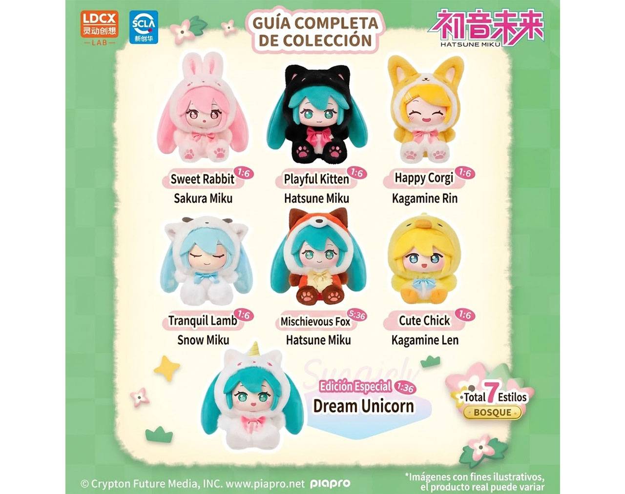 Hatsune Miku Forest Cuties Series (Cajita sorpresa) - Blind Box LDCX