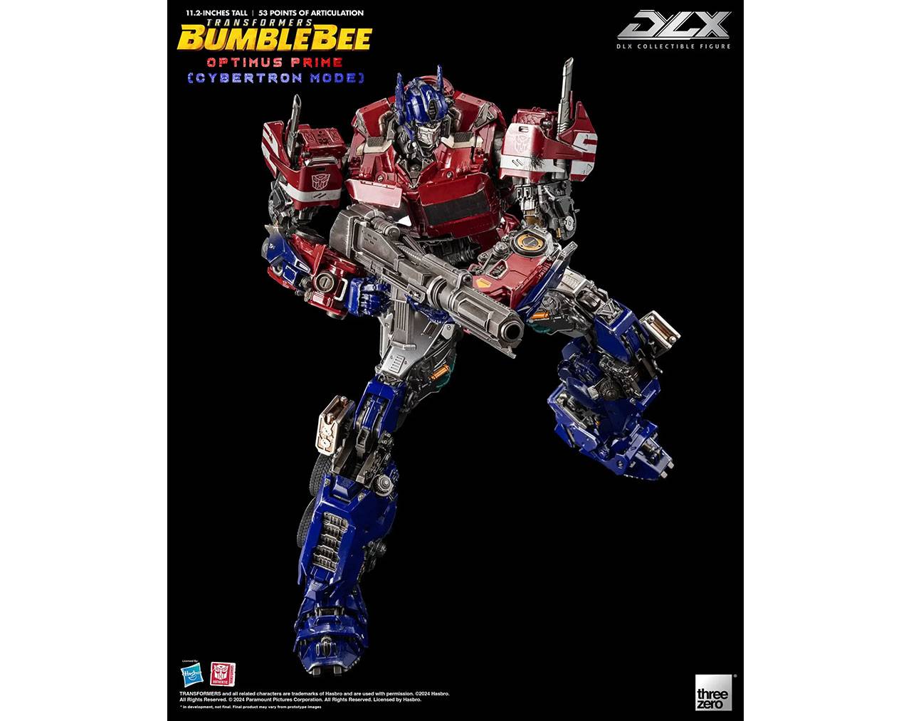 Optimus Prime Cybertron Mode - DLX Transformers Bumblebee - threezero 
