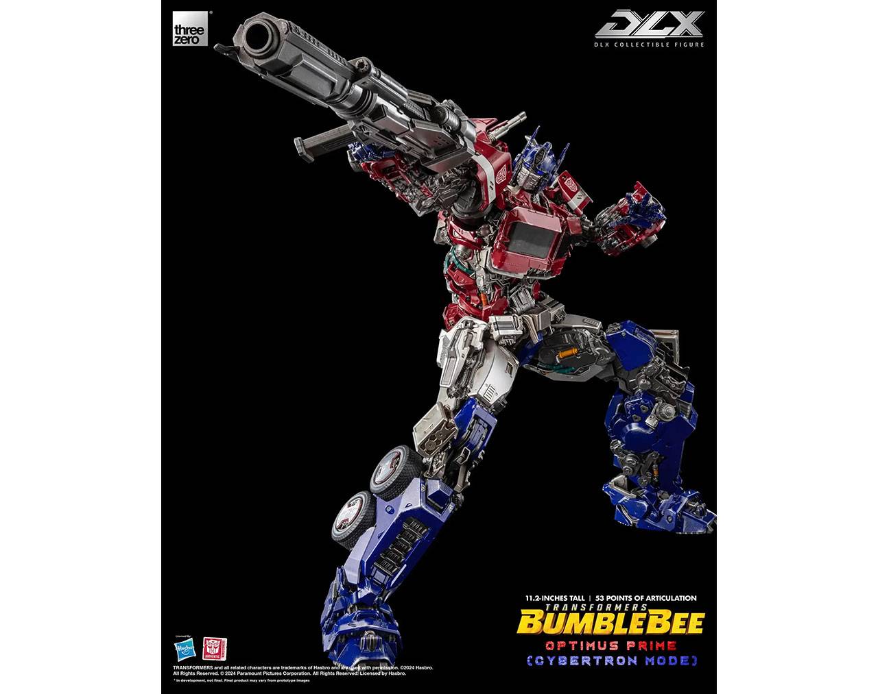 Optimus Prime Cybertron Mode - DLX Transformers Bumblebee - threezero 