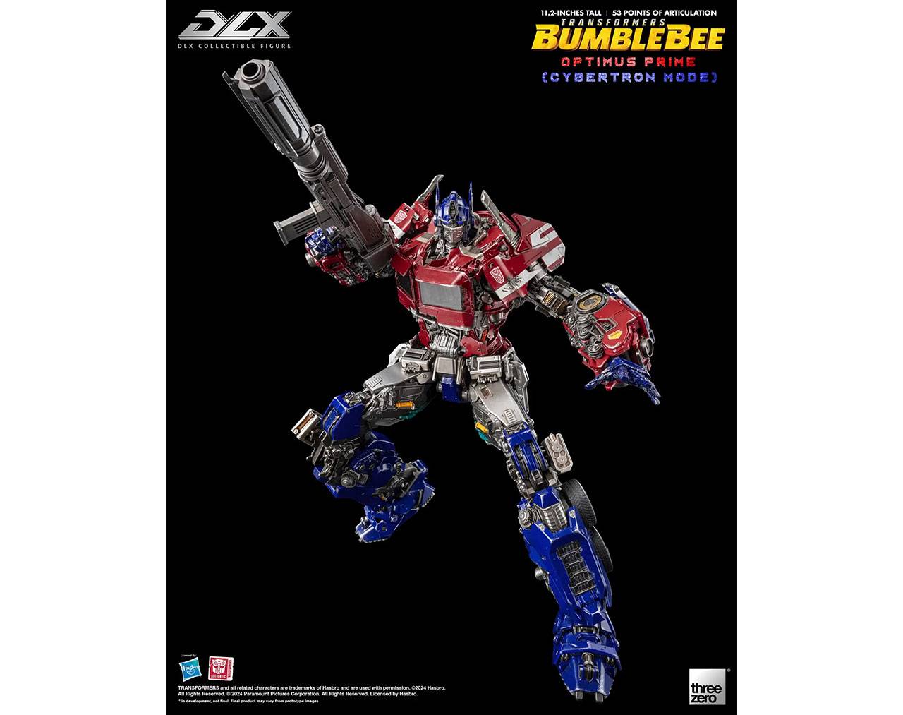 Optimus Prime Cybertron Mode - DLX Transformers Bumblebee - threezero 
