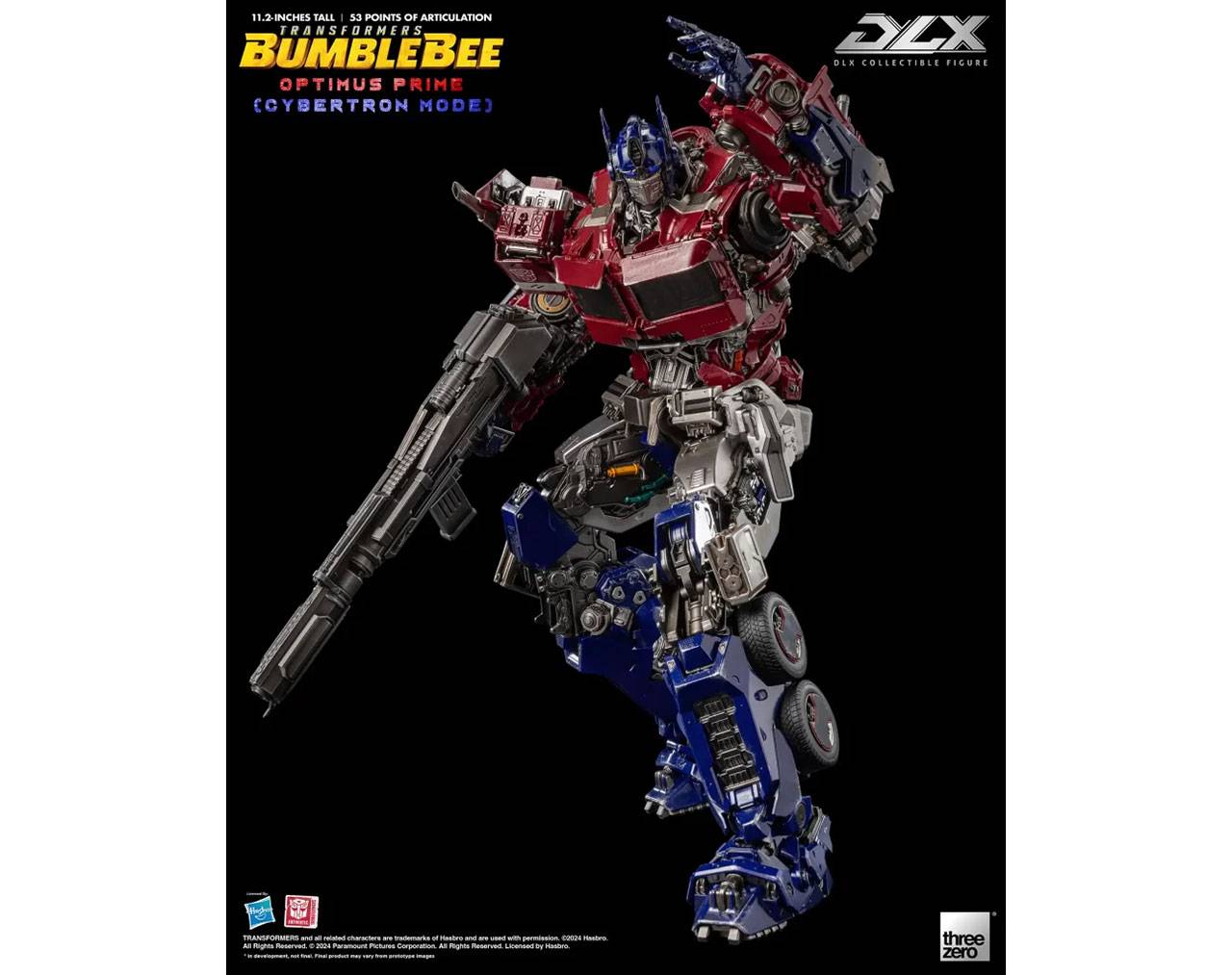 Optimus Prime Cybertron Mode - DLX Transformers Bumblebee - threezero 