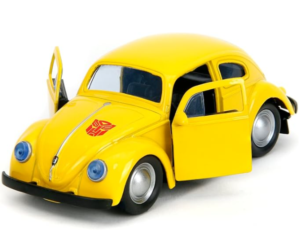 Bumblebee Volkswagen Beetle (amarillo) - Escala 1:32 - Transformers - Die-Cast Jada Toys