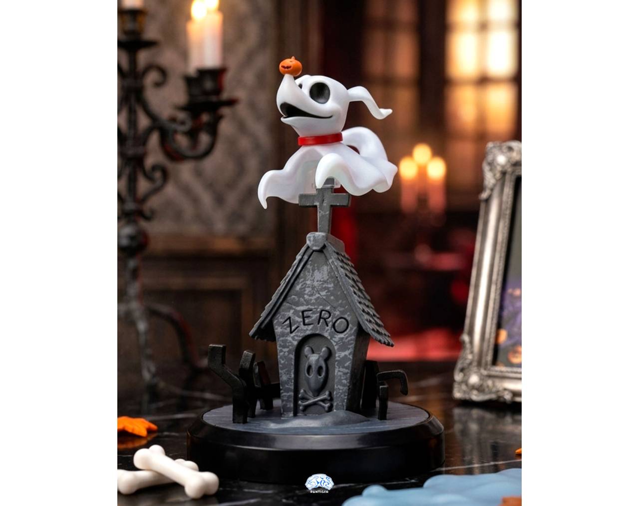 Zero with Gravestone - The Nightmare Before Christmas Beast Kingdom Classic Series
