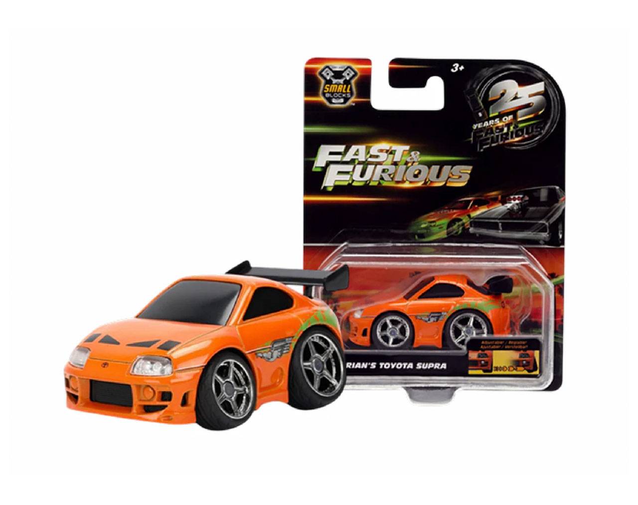 Brian's Toyota Supra (Escala 1:43) - Fast & Furious - Small Blocks Jada Toys