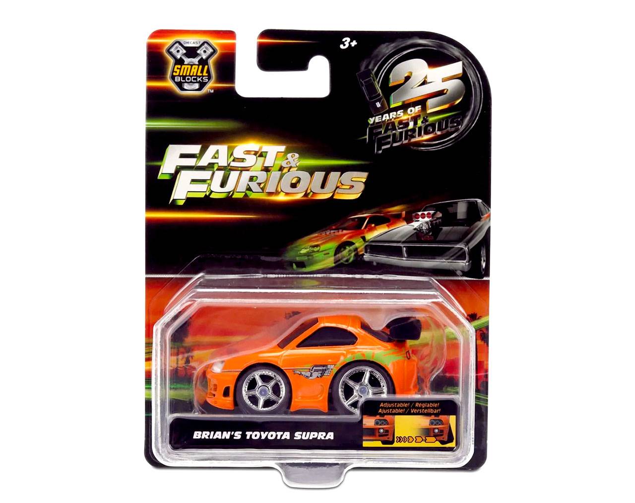 Brian's Toyota Supra (Escala 1:43) - Fast & Furious - Small Blocks Jada Toys