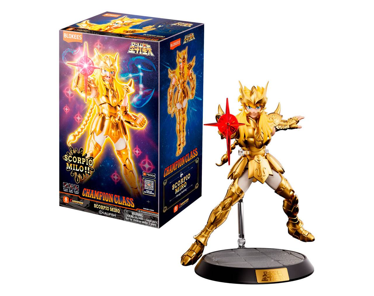 Scorpio Milo (75004) - Saint Seiya: Champion Class - Blokees