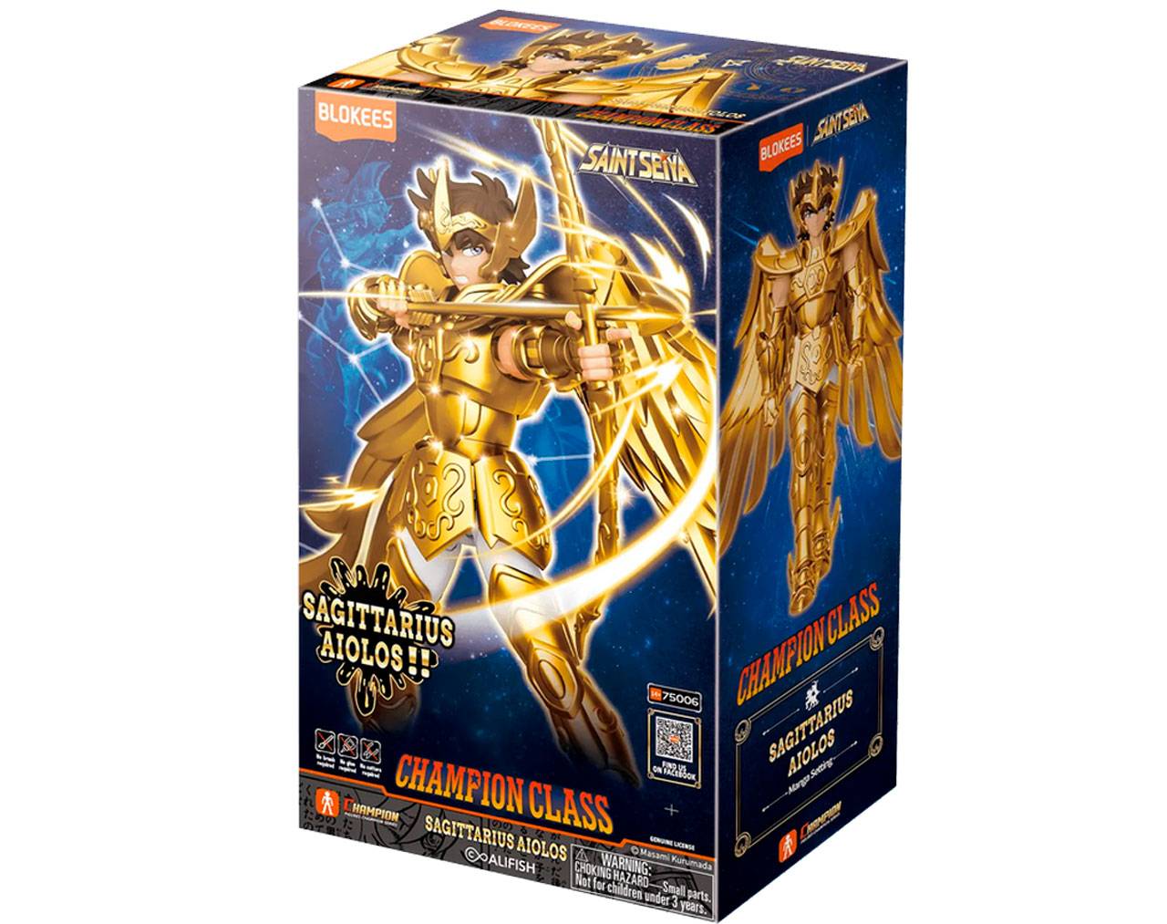 Sagittarius Aiolos (75006) - Saint Seiya: Champion Class - Blokees