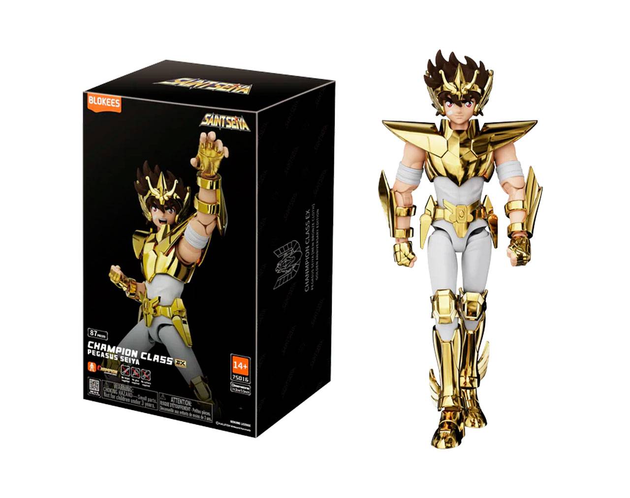 Pegasus Seiya Golden (75016) - Saint Seiya: Champion Class - Blokees
