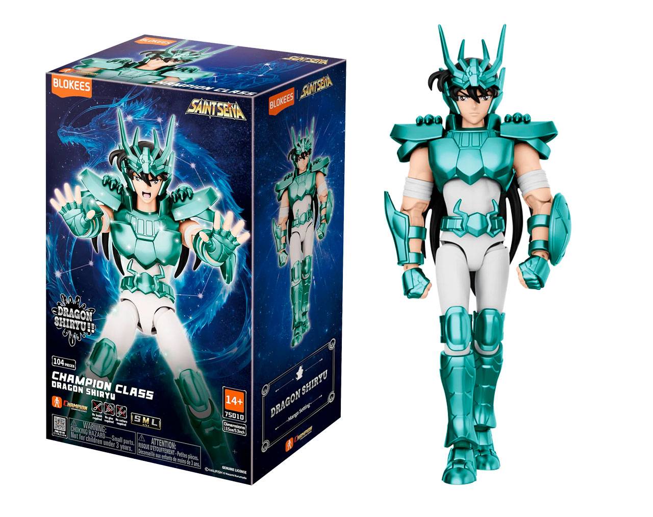 Dragon Shiryu (75005) - Saint Seiya: Champion Class - Blokees