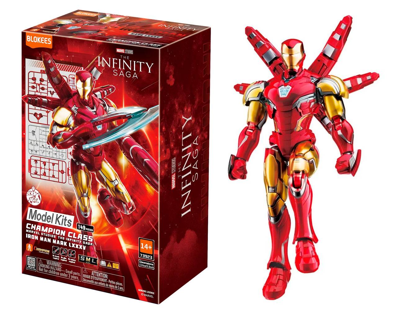 Iron Man Mark LXXXV (73920) - Marvel Studios' The Infinity Saga Champion Class Blokees