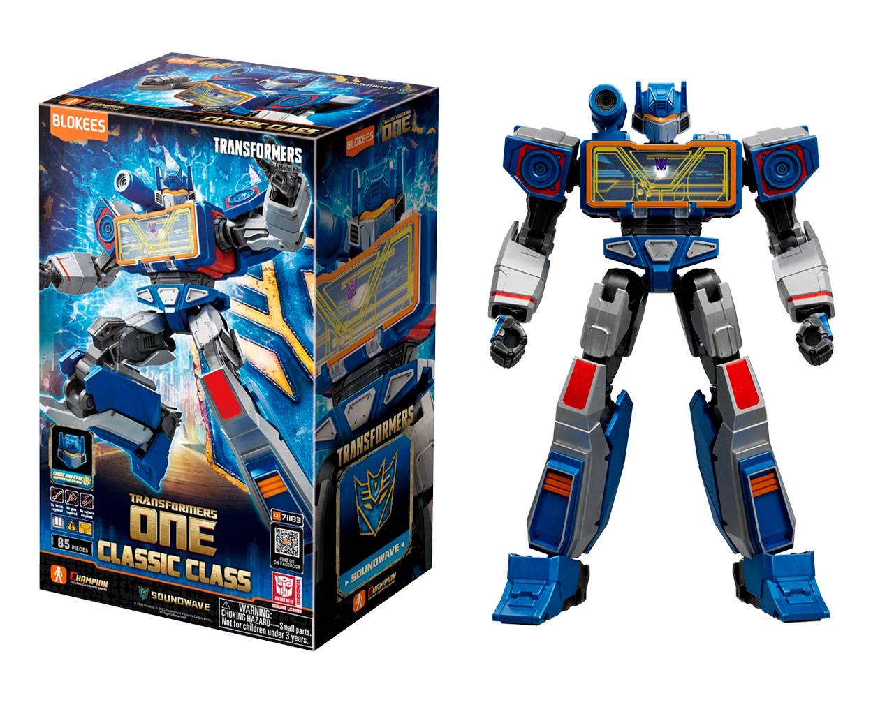 Soundwave (71183) - Transformers One Classic Class Blokees