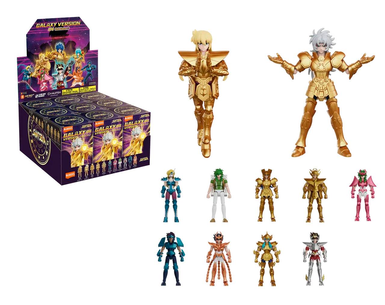 Saint Seiya (Cajita sorpresa) Galaxy Version: Version 04 Gold Zodiac Blokees