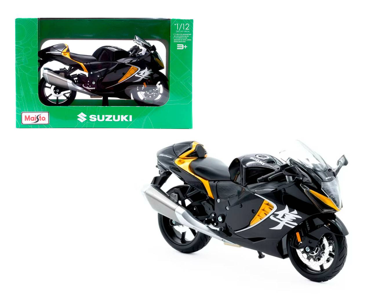 Suzuki Hayabusa 2022 Escala 1:12 - Die-Cast Maisto