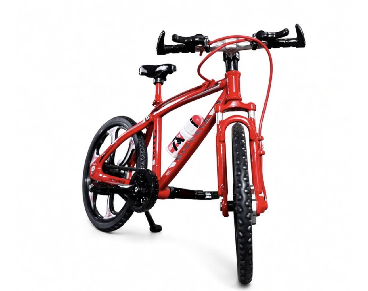 Bicycle (Red) Escala 1:8 - Die-Cast Mountain Metal Bike