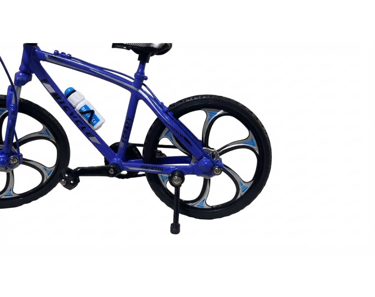 Bicycle (Blue) Escala 1:8 - Die-Cast Mountain Metal Bike