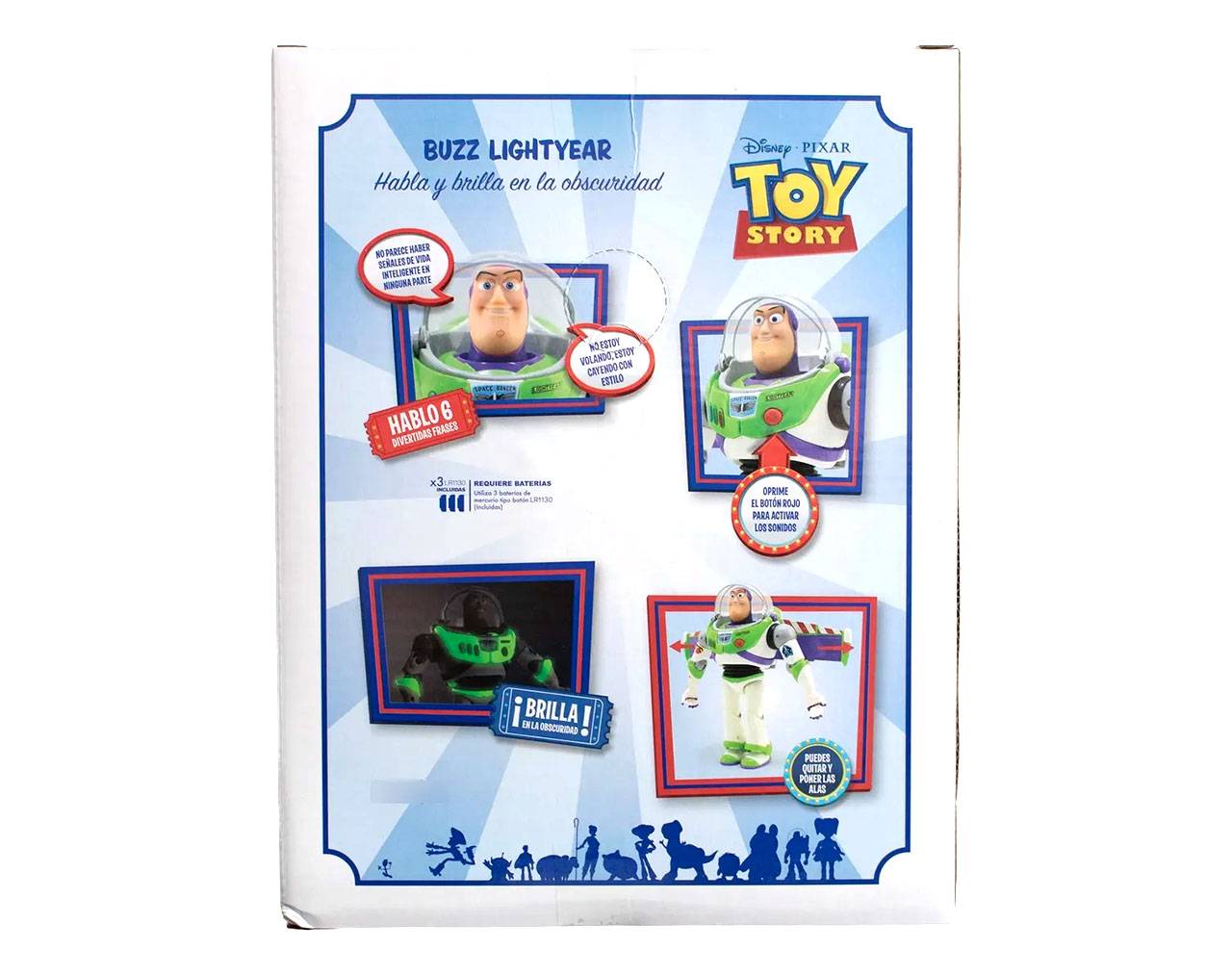 Buzz Lightyear con Alas (Figura con sonido) - Disney Pixar Toy Story - Toy Mark