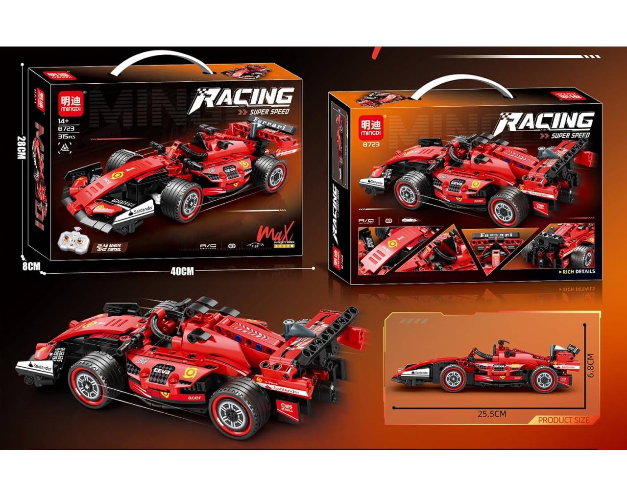 Speed Racing (Radio Control) 8723 - Racing Super Speed - Model Kit MiNGDi