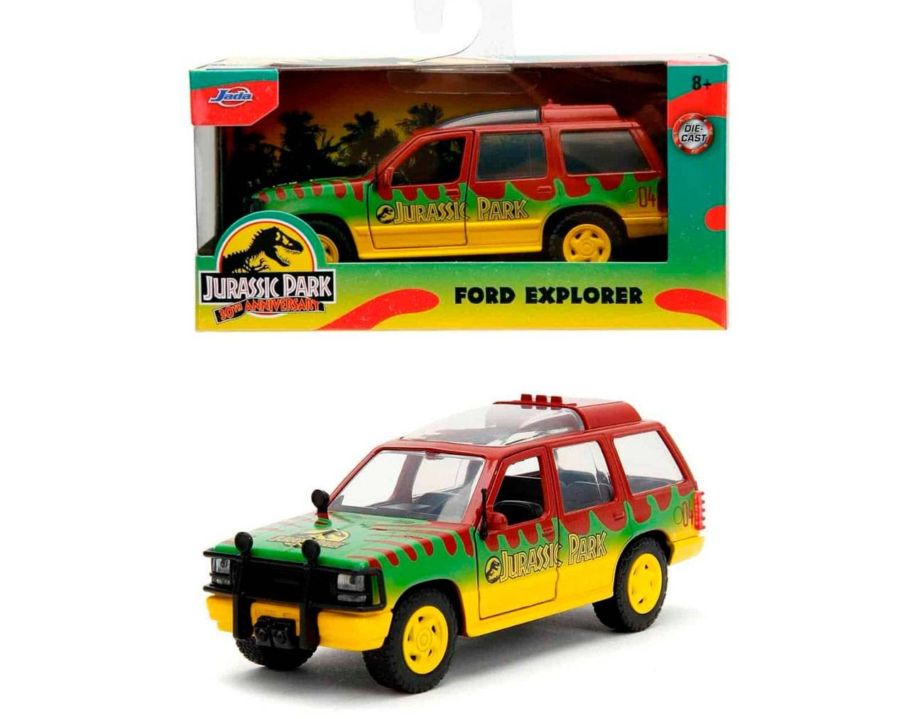 Ford Explorer (Escala 1:32) - Jurassic Park 30th Anniversary - Die Cast Jada Toys 
