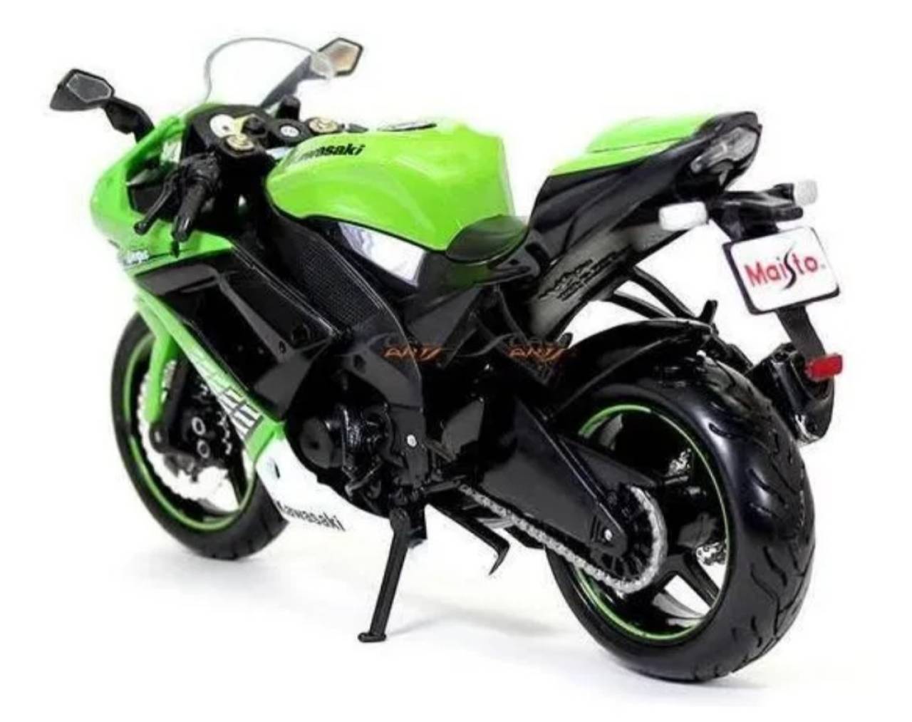 Motocicleta Kawasaki Ninja ZX-10R (Escala 1:12) - Die-Cast Maisto