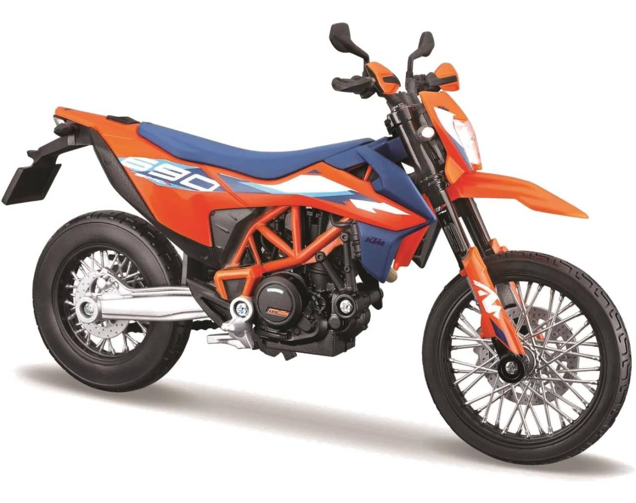 Motocicleta KTM 690 SMC R (Escala 1:12) - Die-Cast Maisto