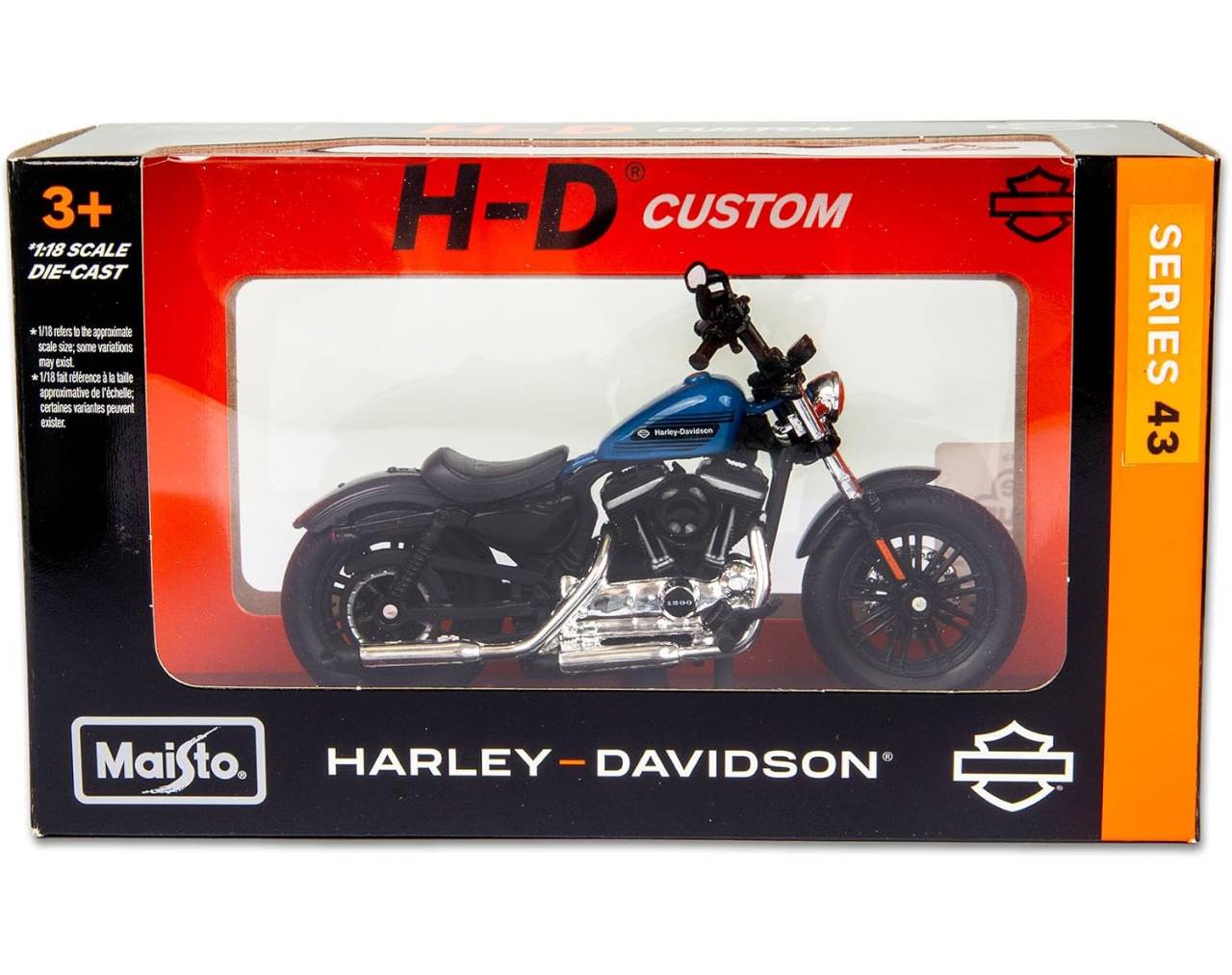 Motocicleta Harley Davidson 2022 Forty-Eight SPECIAL (Escala 1:18) - Die-Cast Maisto