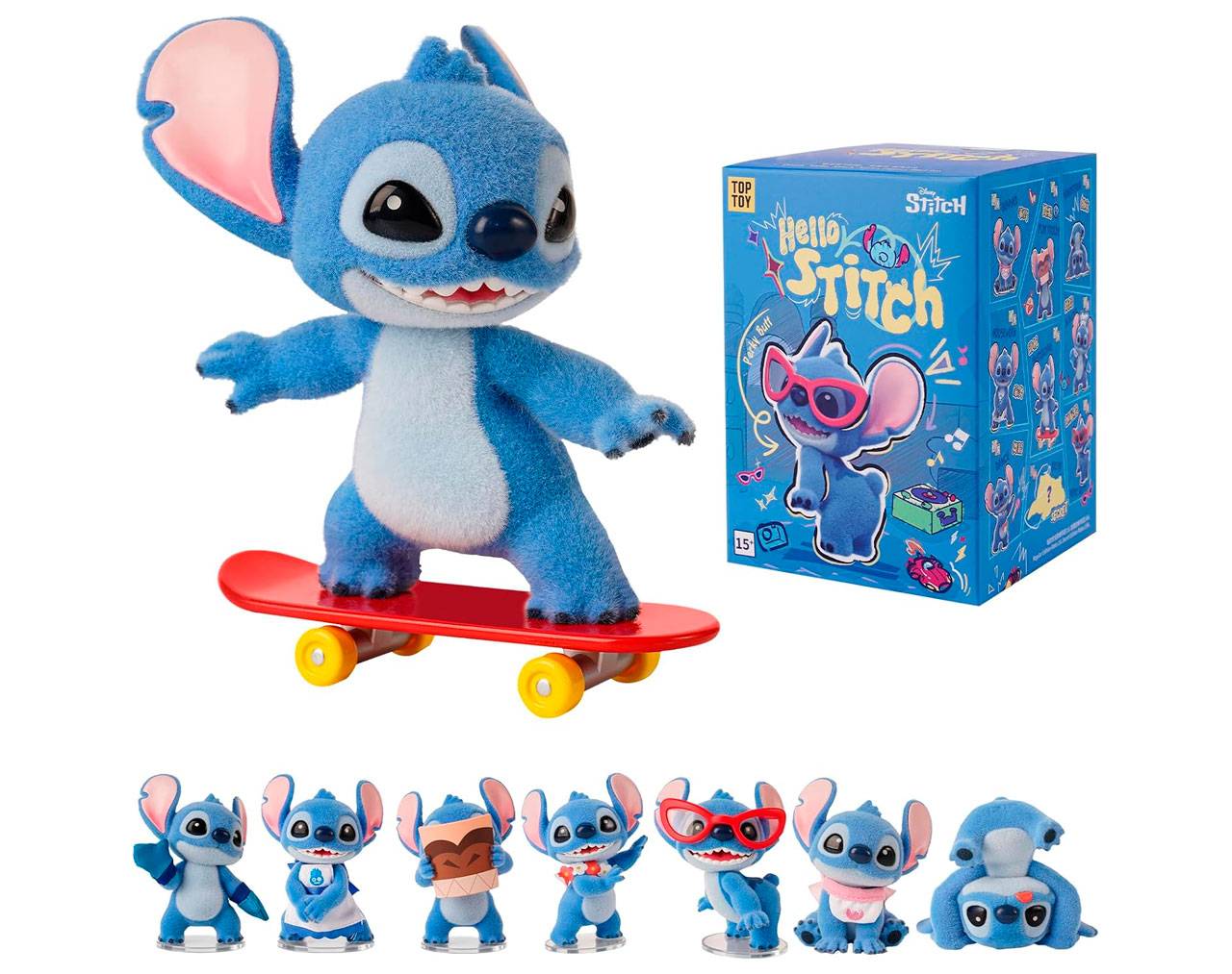 Stitch Aterciopelado (Cajita Sorpresa) - Disney "Hello Stitch" Series Figures Blind Box