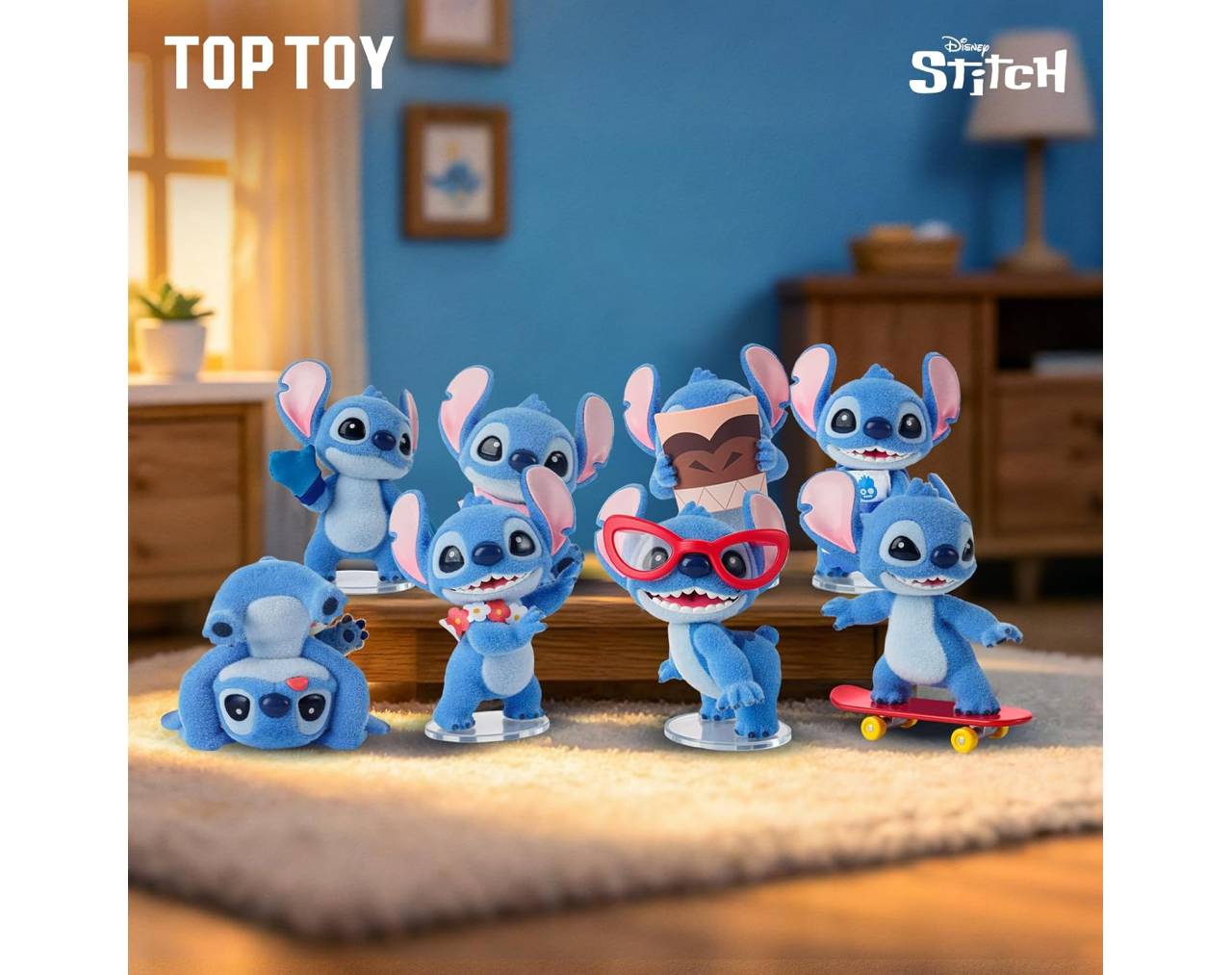 Stitch Aterciopelado (Cajita Sorpresa) - Disney "Hello Stitch" Series Figures Blind Box