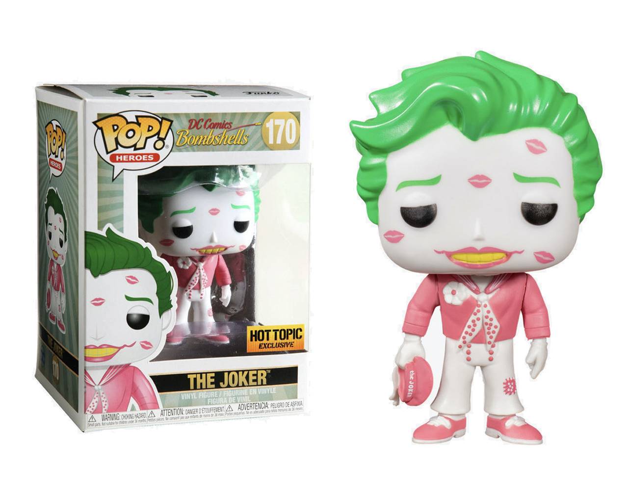 The Joker with Kisses (Pink) Pop! Vinyl