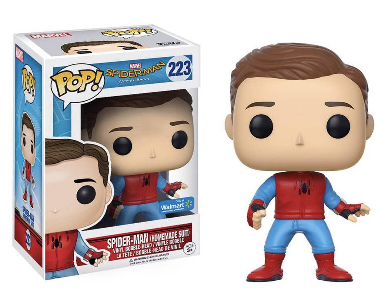 Spider-Man Unmasked (Homemade Suit) Pop! Vinyl