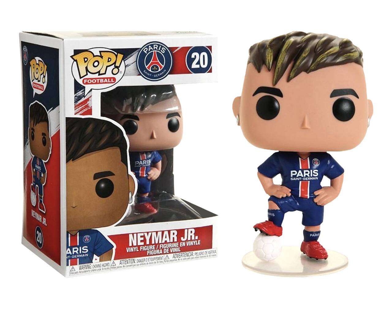 Paris Saint-Germain POP! Football Neymar Jr. Vinyl Figurine 10cm n°20