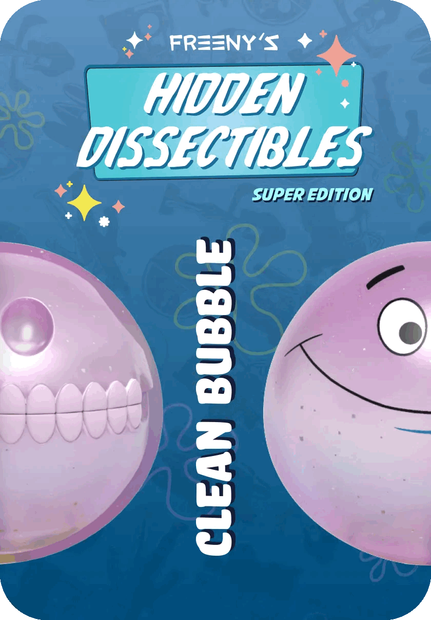 Spongebob Squarepants Hidden Dissectibles (Cajita sorpresa) - Mighty Jaxx Blind Box Super Edition