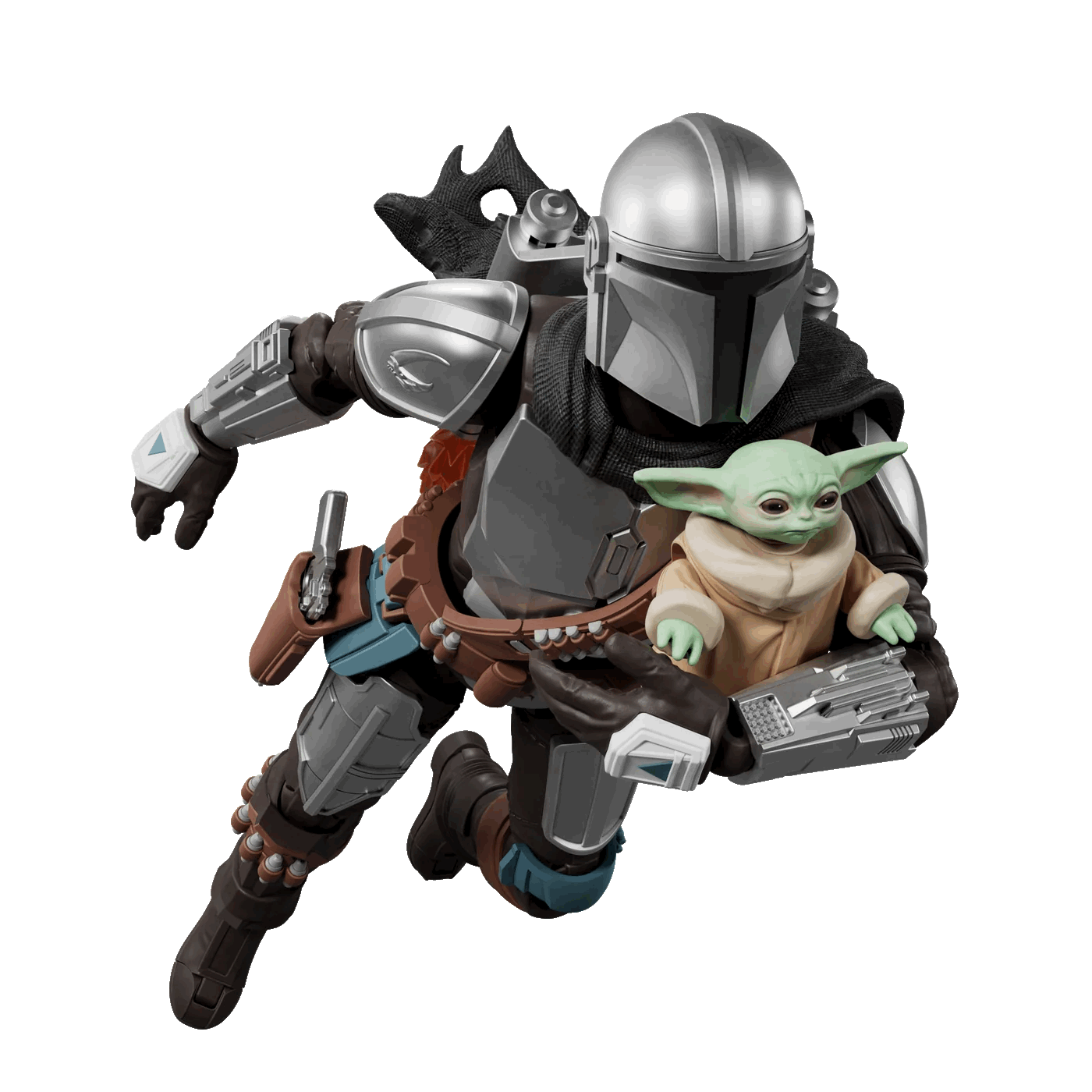 Din Djarin & Grogu (75805) - Star Wars: The Mandalorian & Grogu Champion Class - Blokees