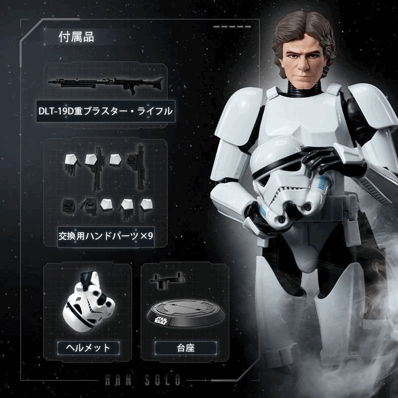 Han Solo Stormtrooper Disguise Version (75803) - Star Wars: A New Hope Champion Class - Blokees