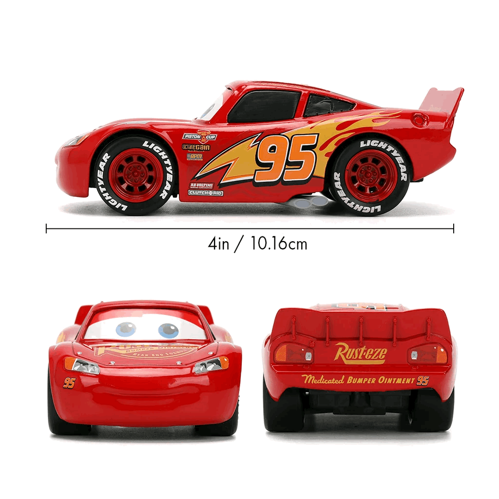 Lightning McQueen Escala 1:32 - Disney Pixar Cars - Die-Cast Jada Toys