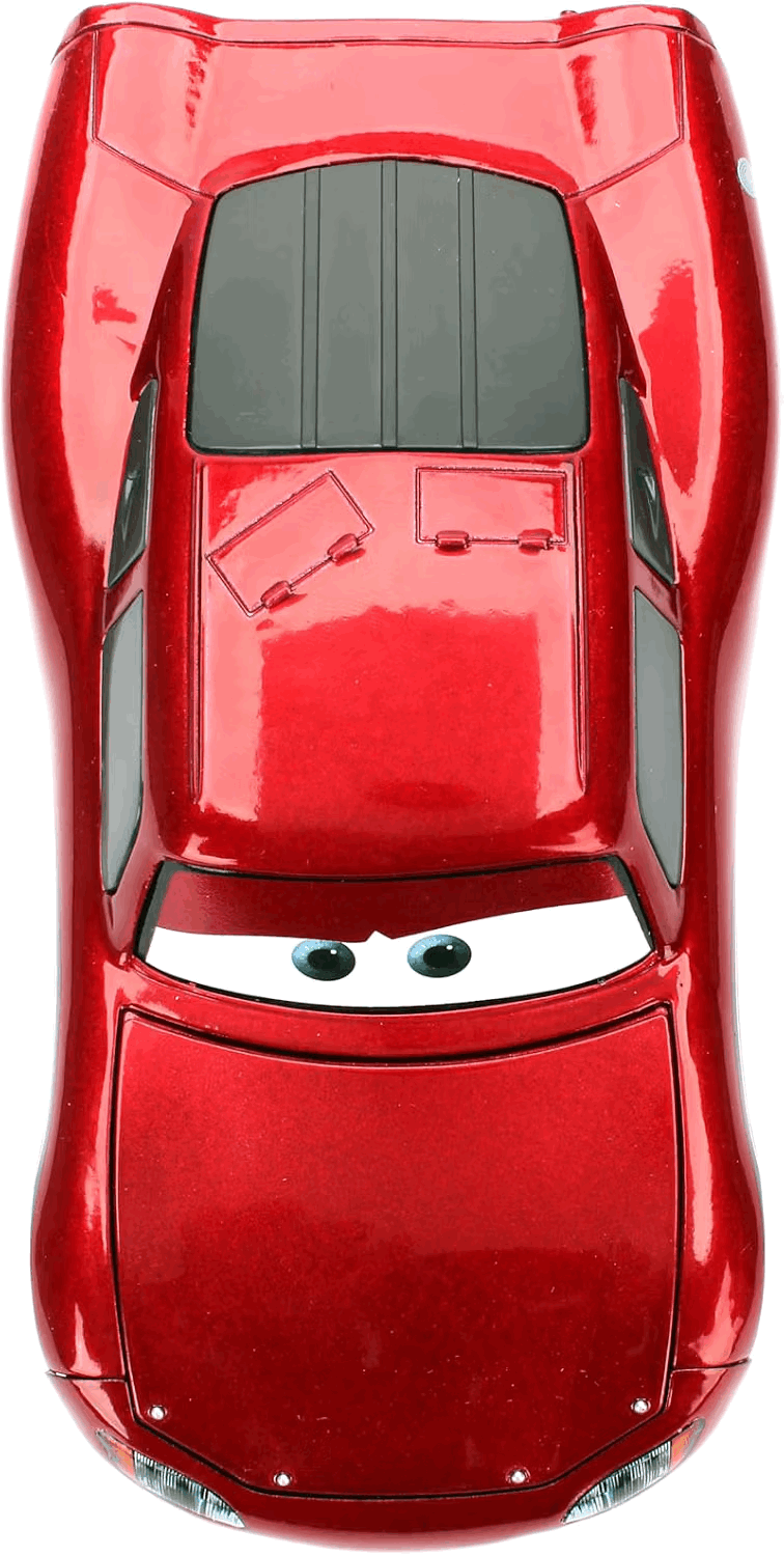Cruising Lighting McQueen (Tire Rack Edition) Escala 1:24 - Disney Pixar Cars - Die-Cast Jada Toys