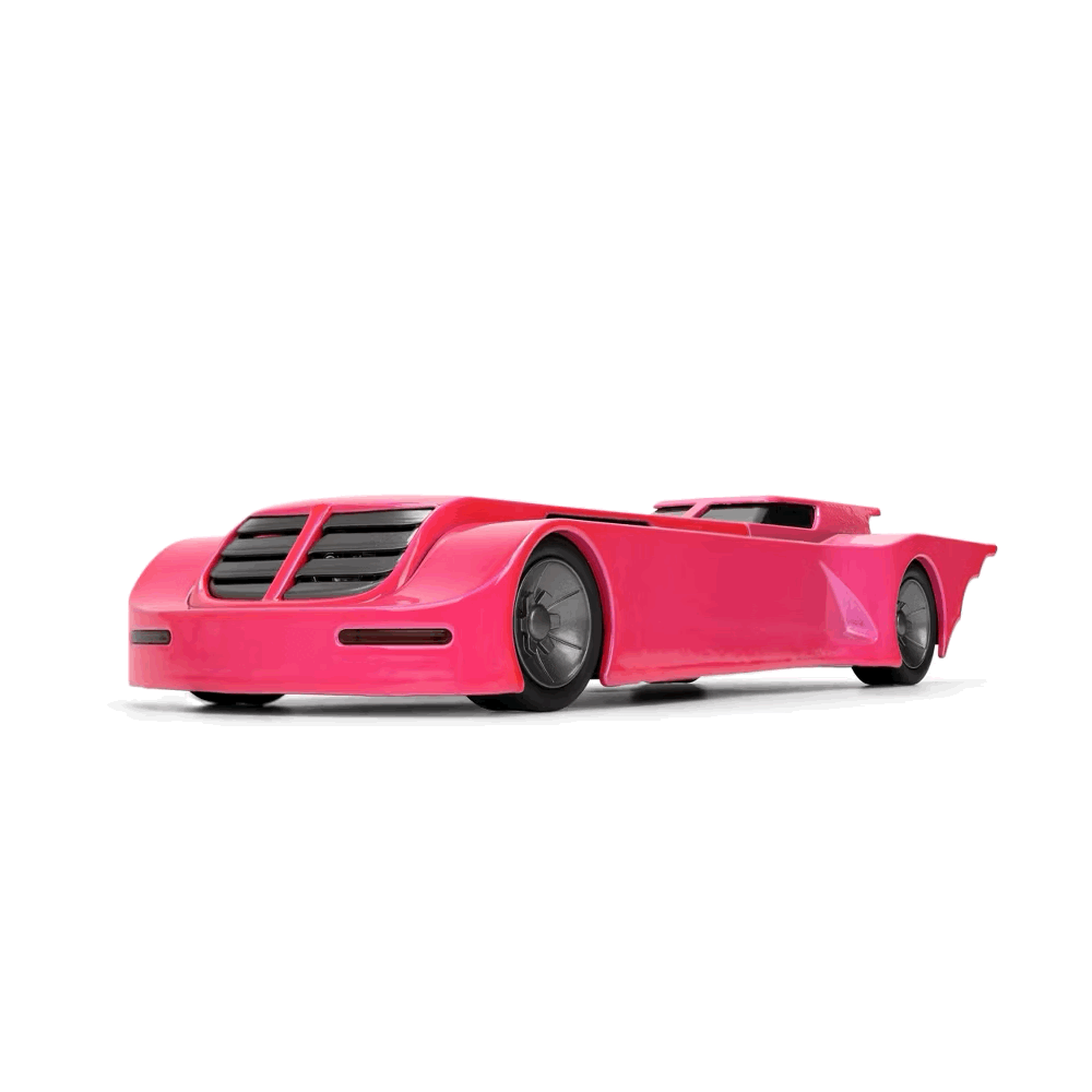 Batmobile (Pink) - Batman: The Animated Series Pink Slips - Die-Cast Jada Toys