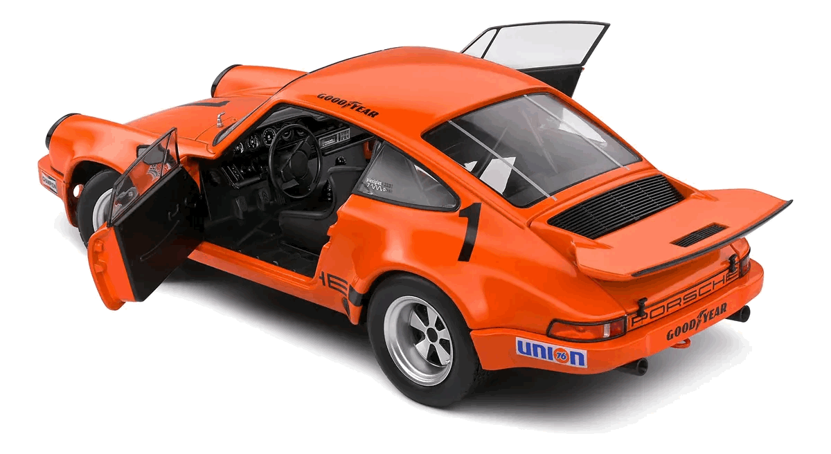 Porsche 911 RS 3.0 IRON Daytona DONOHUE (1974) Escala 1:18 - Die-Cast Solido
