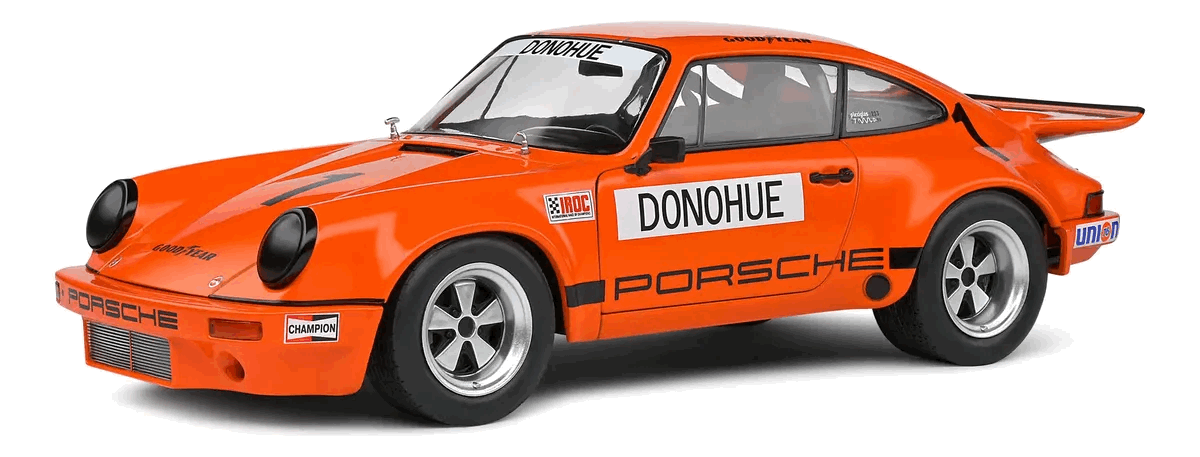 Porsche 911 RS 3.0 IRON Daytona DONOHUE (1974) Escala 1:18 - Die-Cast Solido