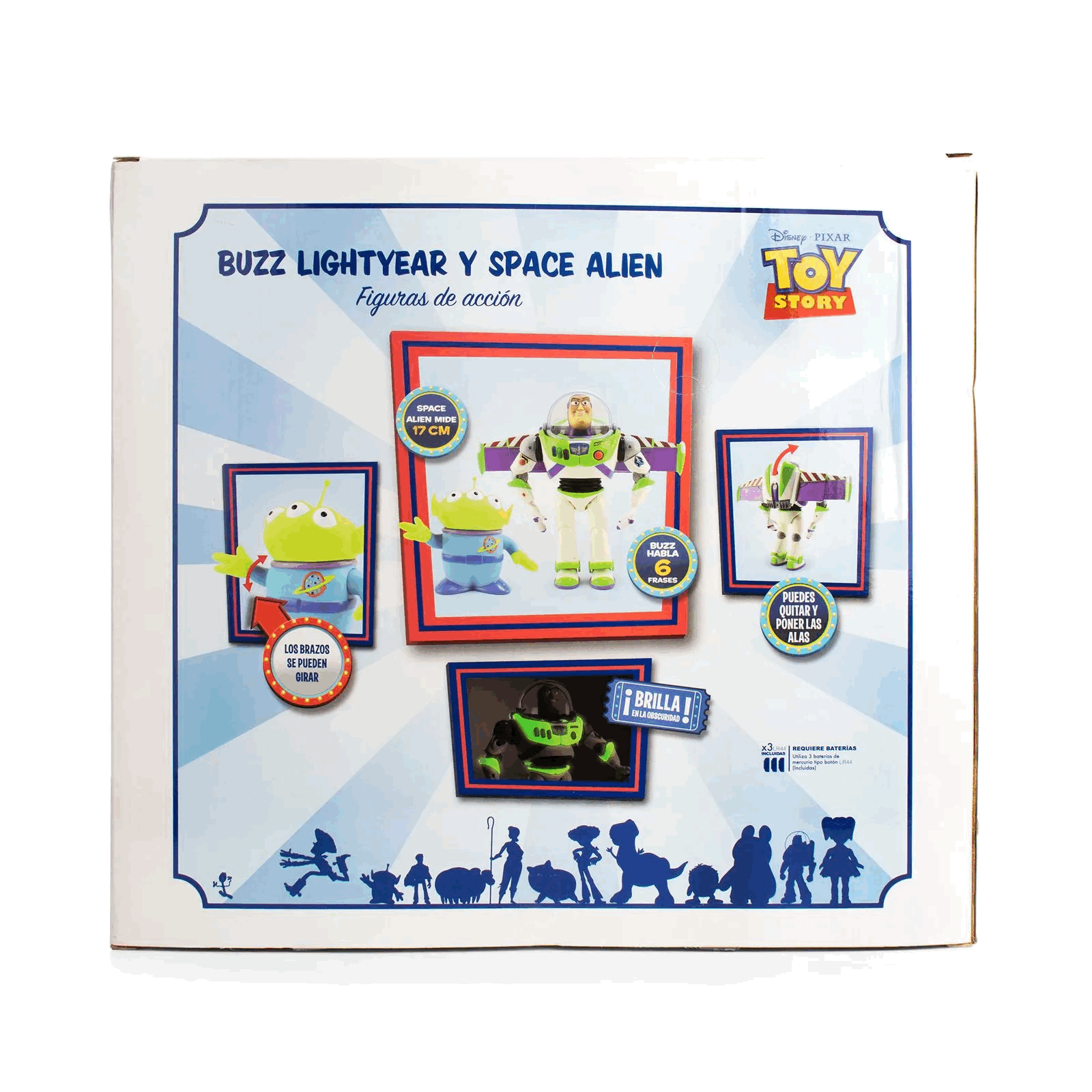 Buzz Lightyear con Alien (Figura con sonido) - Disney Pixar Toy Story - Toy Mark
