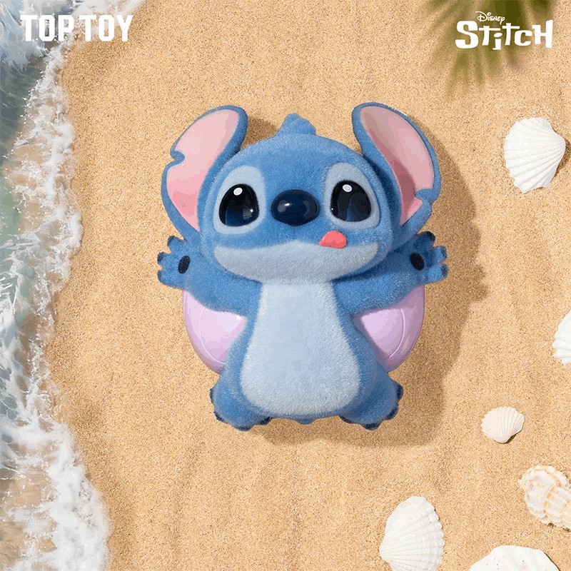 Stitch Aterciopelado (Cajita Sorpresa) - Disney "Energy Yoga" Blind Box Top Toy