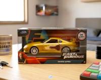 Toyota Supra (Golden) Escala 1:32 - Fast and Furious 2 - Die-Cast Jada Toys