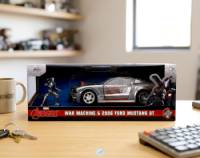 War Machine & 2006 Ford Mustang GT 1:32 - Marvel Avengers - Jada Toys