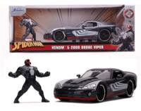 Venom & 2008 Dodge Viper 1:24 - Marvel Spider-Man - Die-Cast Jada Toys