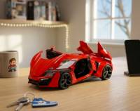 Lykan Hypersport Escala 1:24 - Fast and Furious 7 - Die-Cast Jada Toys