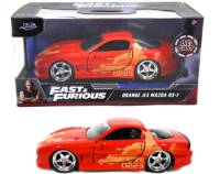 Orange JL5 Mazda RX-7 1:24 - Fast and Furious - Die-Cast Jada Toys