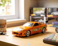 Brian's Toyota Supra (Orange) Escala 1:32 - Fast and Furious - Die-Cast Jada Toys