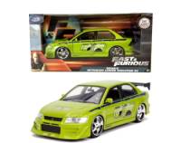 Brian's Mitsubishi Lancer Evolution VII (Green) 1:32 - Fast and Furious - Die-Cast Jada Toys